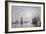 Le Havre, Eure Basin, Sailing Boats at Anchor, Sunset-Eugène Boudin-Framed Giclee Print