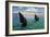 Le Havre - Exit The Fishing Boats From The Port-Claude Monet-Framed Art Print