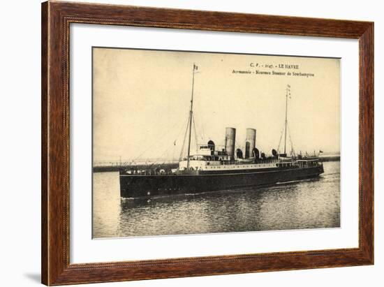 Le Havre, Normannia, Steamer, Southern Railway-null-Framed Giclee Print