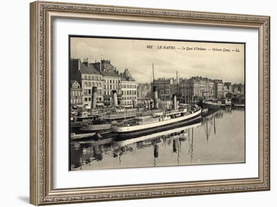 Le Havre Seine Maritime, Orléans Hafen, Altstadt-null-Framed Giclee Print