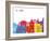 Le Havre Skyline Pop-paulrommer-Framed Art Print