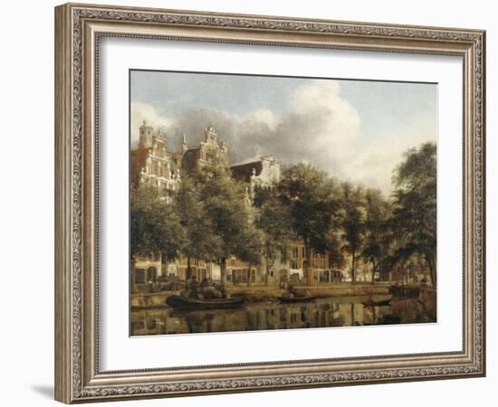 Le Herengracht à Amsterdam-Jan Van Der Heyden-Framed Giclee Print