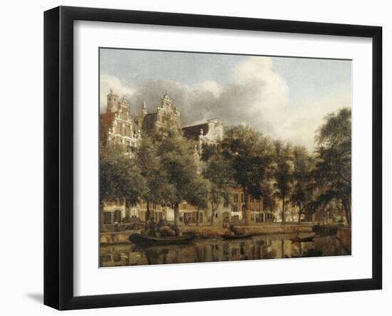 Le Herengracht à Amsterdam-Jan Van Der Heyden-Framed Giclee Print