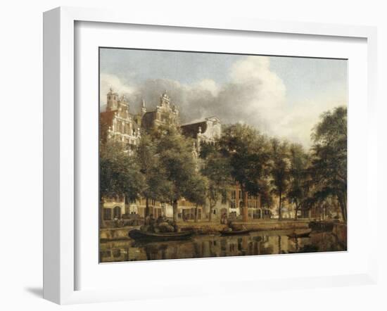 Le Herengracht à Amsterdam-Jan Van Der Heyden-Framed Giclee Print