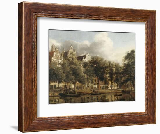 Le Herengracht à Amsterdam-Jan Van Der Heyden-Framed Giclee Print