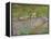 Le jardin a Giverny.-Claude Monet-Framed Premier Image Canvas