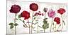 Le Jardin aux Fleurs Rouge-Valerie Roy-Mounted Art Print