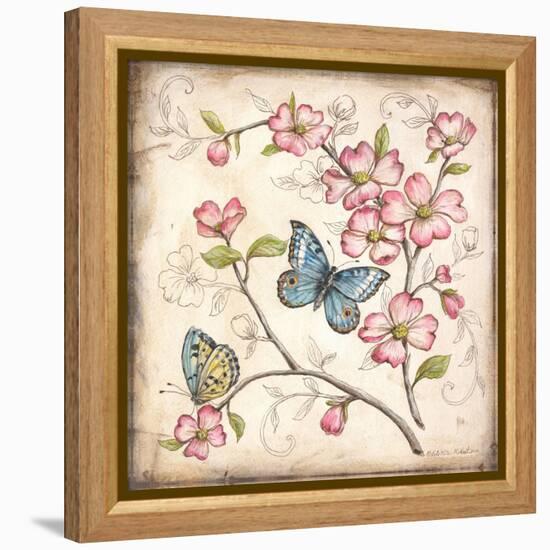 Le Jardin Butterfly I-Kate McRostie-Framed Stretched Canvas