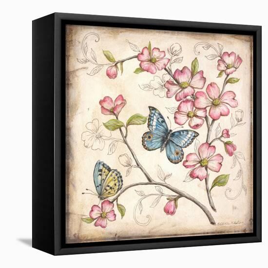 Le Jardin Butterfly I-Kate McRostie-Framed Stretched Canvas
