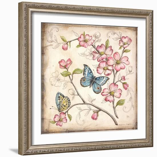 Le Jardin Butterfly I-Kate McRostie-Framed Art Print