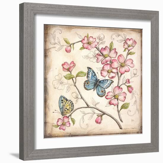 Le Jardin Butterfly I-Kate McRostie-Framed Art Print