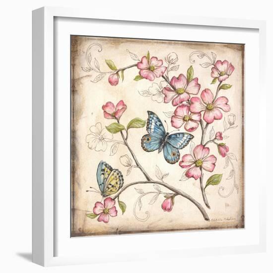 Le Jardin Butterfly I-Kate McRostie-Framed Art Print