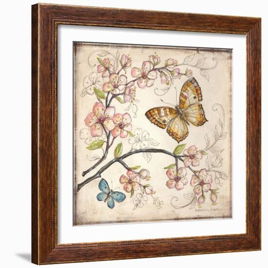 Le Jardin Butterfly II-Kate McRostie-Framed Art Print