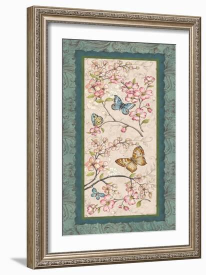 Le Jardin Butterfly Panel I-Kate McRostie-Framed Art Print