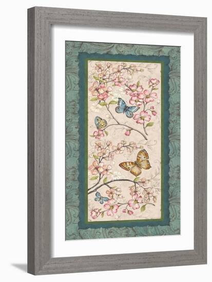 Le Jardin Butterfly Panel I-Kate McRostie-Framed Art Print