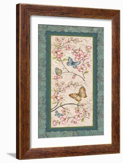 Le Jardin Butterfly Panel I-Kate McRostie-Framed Art Print