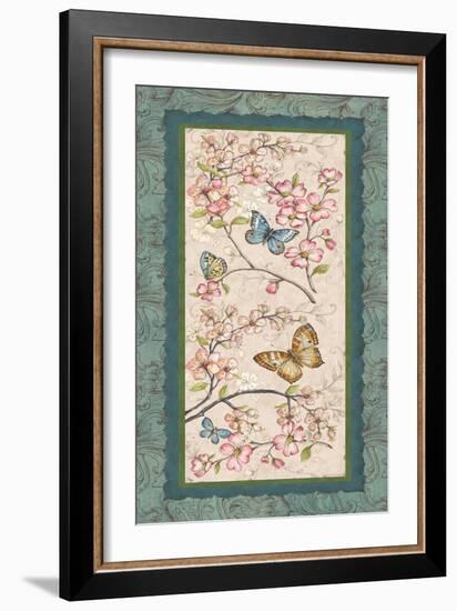 Le Jardin Butterfly Panel I-Kate McRostie-Framed Art Print