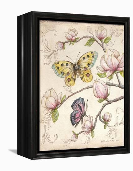 Le Jardin Butterfly V-Kate McRostie-Framed Stretched Canvas