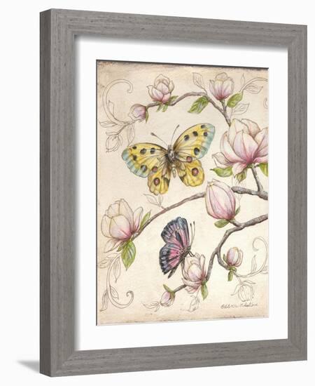 Le Jardin Butterfly V-Kate McRostie-Framed Art Print