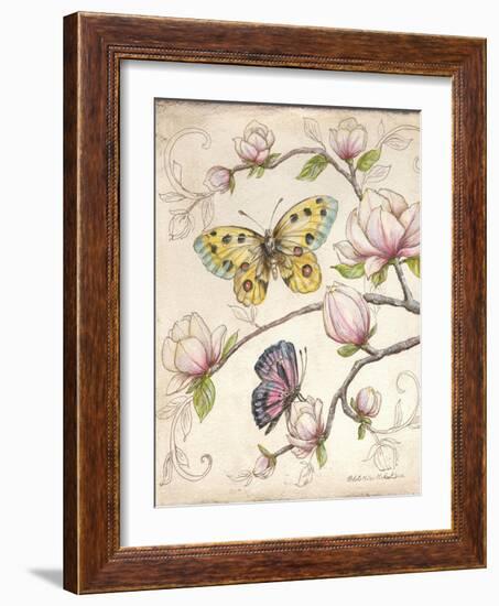 Le Jardin Butterfly V-Kate McRostie-Framed Art Print