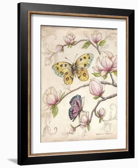 Le Jardin Butterfly V-Kate McRostie-Framed Art Print