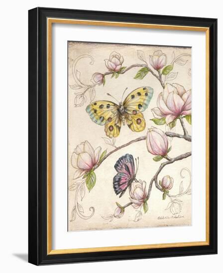 Le Jardin Butterfly V-Kate McRostie-Framed Art Print