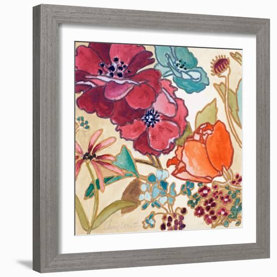 Le Jardin Colorful I-Lanie Loreth-Framed Art Print