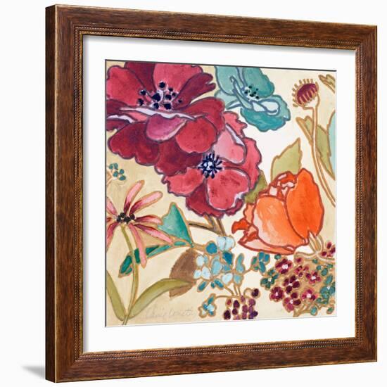 Le Jardin Colorful I-Lanie Loreth-Framed Art Print