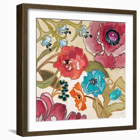 Le Jardin Colorful II-Lanie Loreth-Framed Art Print