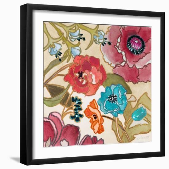 Le Jardin Colorful II-Lanie Loreth-Framed Art Print