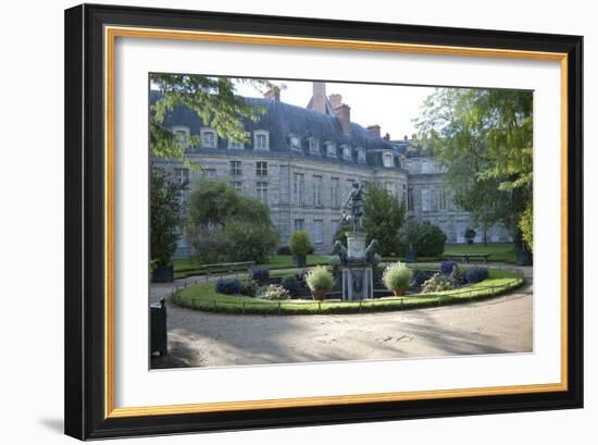 Le jardin de Diane, la fontaine de Diane à la biche-null-Framed Giclee Print