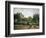 Le jardin de l'artiste à Eragny-Camille Pissarro-Framed Giclee Print