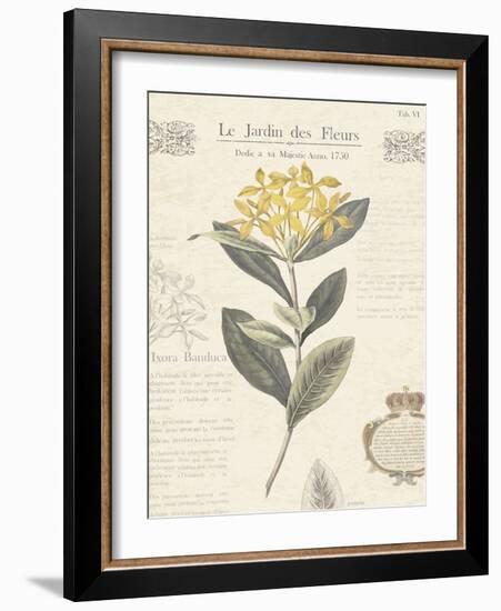 Le Jardin des Fleurs I-Maria Mendez-Framed Giclee Print