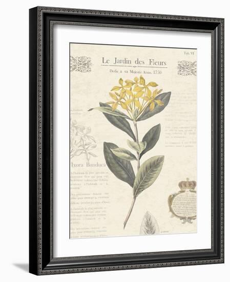 Le Jardin des Fleurs I-Maria Mendez-Framed Giclee Print