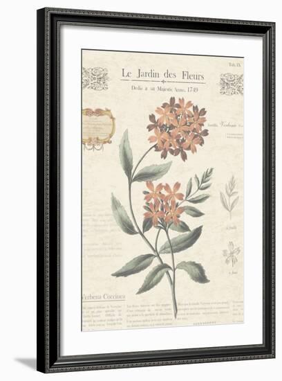 Le Jardin des Fleurs II-Maria Mendez-Framed Art Print