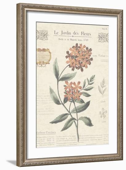 Le Jardin des Fleurs II-Maria Mendez-Framed Art Print