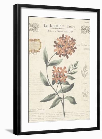 Le Jardin des Fleurs II-Maria Mendez-Framed Art Print