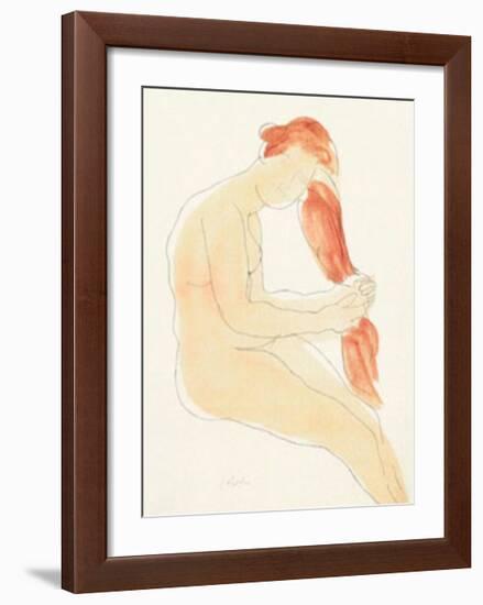 Le Jardin des Supplices-Auguste Rodin-Framed Serigraph