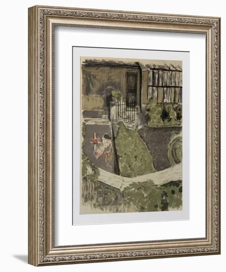 Le Jardin devant L'Atelier-Edouard Vuillard-Framed Limited Edition