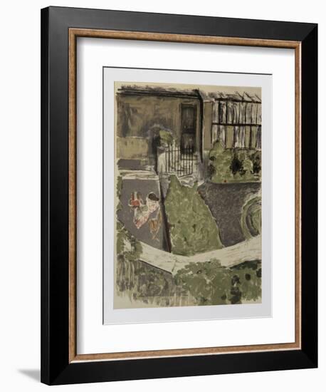 Le Jardin devant L'Atelier-Edouard Vuillard-Framed Limited Edition