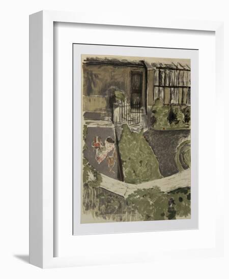 Le Jardin devant L'Atelier-Edouard Vuillard-Framed Limited Edition