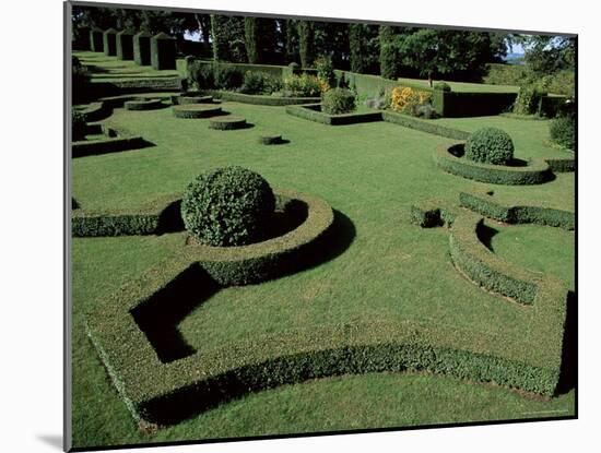 Le Jardin Francais (French Garden), Les Jardins d'Eyrignac, Perigord, Aquitaine, France-Guy Thouvenin-Mounted Photographic Print