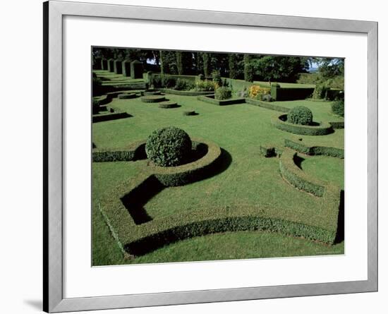 Le Jardin Francais (French Garden), Les Jardins d'Eyrignac, Perigord, Aquitaine, France-Guy Thouvenin-Framed Photographic Print