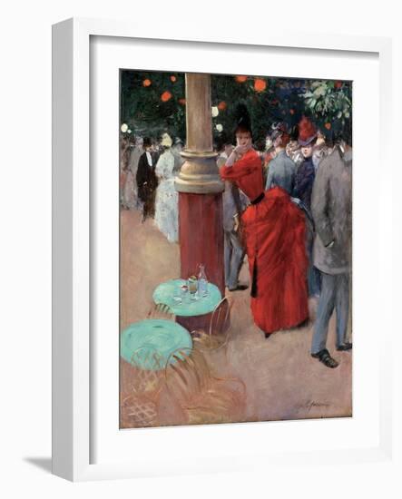 Le Jardin Public, C.1884-Jean Louis Forain-Framed Giclee Print