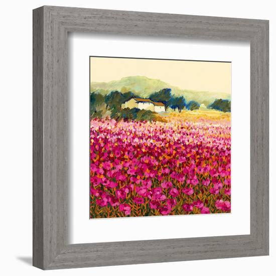 Le Jardin Rouge, Provence-Hazel Barker-Framed Art Print