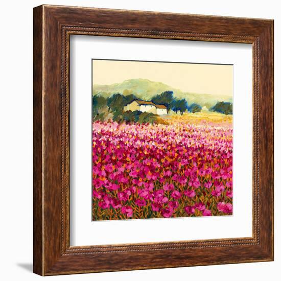 Le Jardin Rouge, Provence-Hazel Barker-Framed Art Print