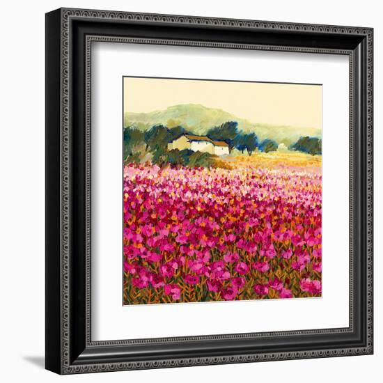 Le Jardin Rouge, Provence-Hazel Barker-Framed Art Print