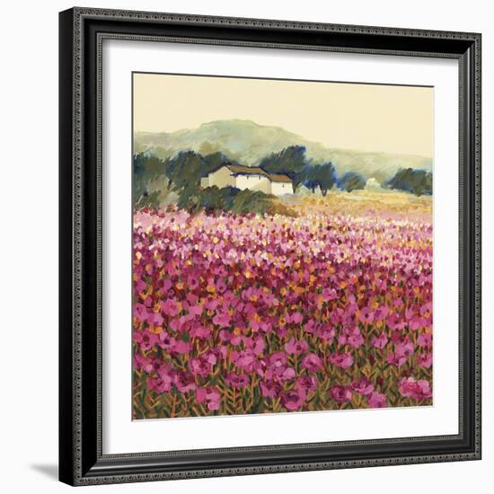 Le Jardin Rouge, Provence-Hazel Barker-Framed Giclee Print