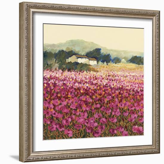 Le Jardin Rouge, Provence-Hazel Barker-Framed Giclee Print