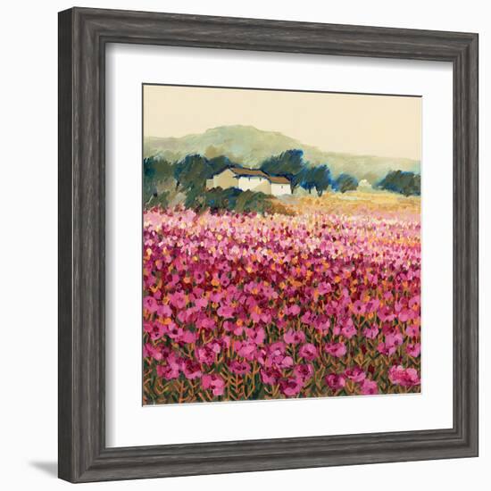 Le Jardin Rouge, Provence-Hazel Barker-Framed Art Print